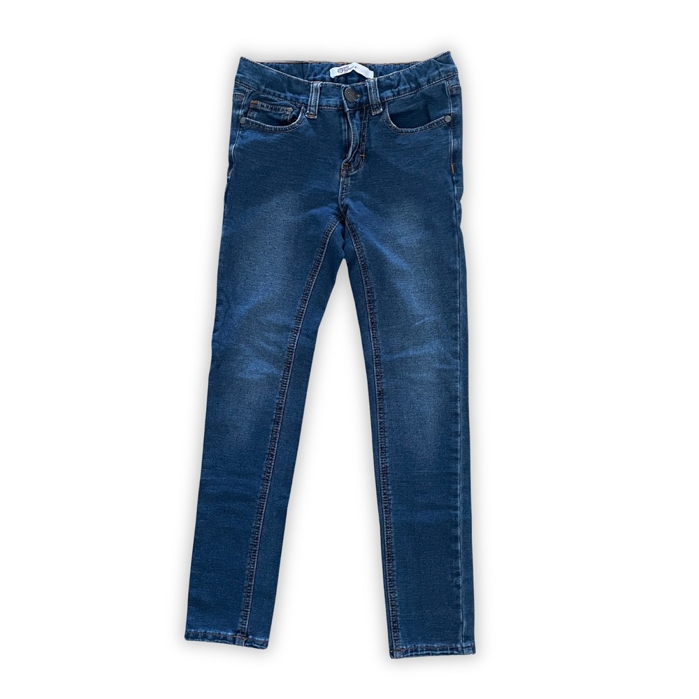 Vigoss Girls Skinny Jeans Size 12 Blue Medium Wash Adjustable Waist Denim